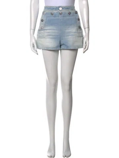 Pre-owned Chanel Mini Shorts In Blue