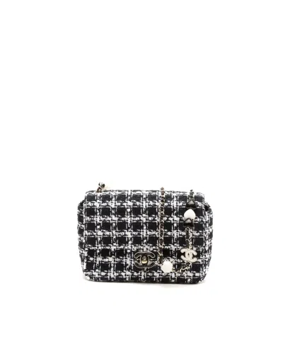 Chanel Mini Tweed Single Flap Bag In Multicolour