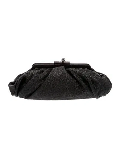 Pre-owned Chanel Monte Carlo Clutch In Black