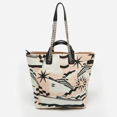 Pre-owned Chanel Multicolor Canvas La Pausa Bay Shopper Tote
