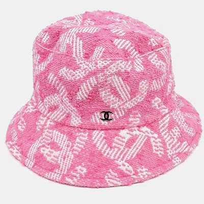 Pre-owned Chanel Multicolor Cotton Polyamide Silk Bucket Hat