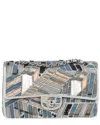 Chanel Multicolor Denim Medium Classic Patchwork Double Flap Shoulder Bag  (authentic Pre-loved) In Multi