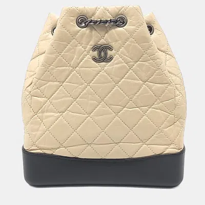 Pre-owned Chanel Multicolor Leather Gabrielle Backpack Medium