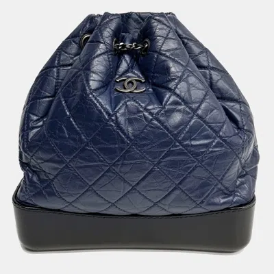 Pre-owned Chanel Multicolor Leather Gabrielle Backpack Medium