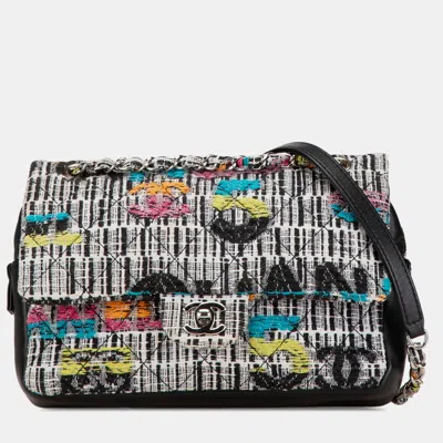 Pre-owned Chanel Multicolor Quilted Tweed Fantasy Easy Flap