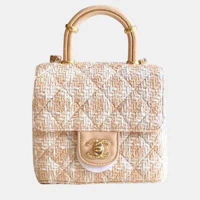 Pre-owned Chanel Multicolor Tweed Box Handbag