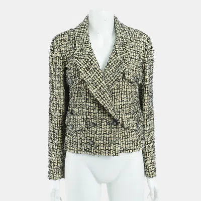 Pre-owned Chanel Multicolor Tweed Jacket Fr 36