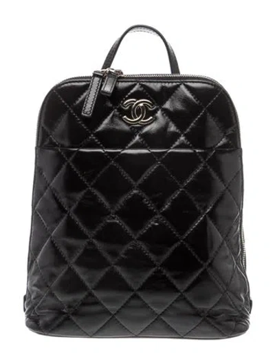 Pre-owned Chanel My Pocket Backpack In Black