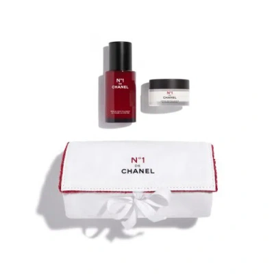 Chanel N°1 De  Revitalizing Duo 1.0 Fl. Oz. N°1 De  Revitalizing Serum And 0.5 Oz. N°1 De Chane In White