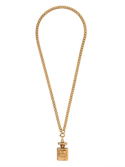 Pre-owned Chanel N°5  Perfume Charm Necklace