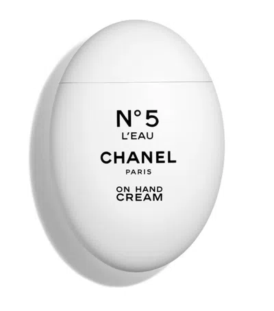 Chanel N°5 L'eau On Hand Cream In White