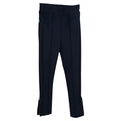 Pre-owned Chanel Navy Blue 24n Coco Neige Skinny Ski Pants 34 Xxs