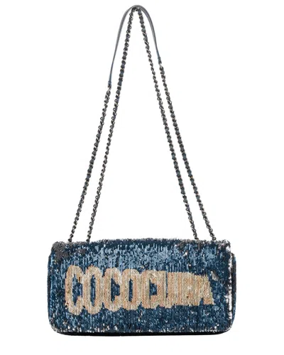 Chanel Navy Blue Coco Sequins Canvas  Paris-cuba Coco Sequins Cuba Flap