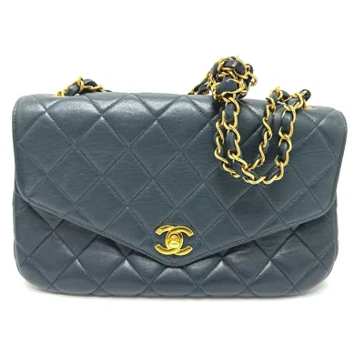 Pre-owned Chanel Navy Leather Tote Bag ()