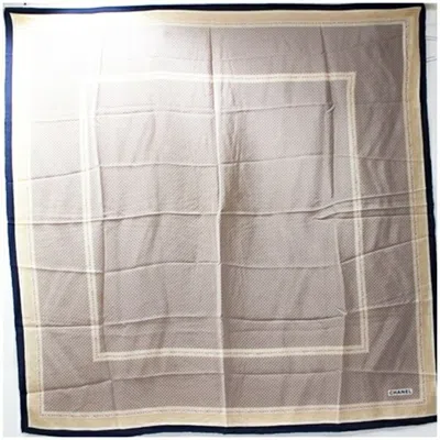 Pre-owned Chanel Navy Scarf () In Multi