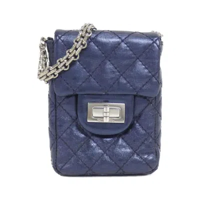 Pre-owned Chanel Navy Shoulder Bag ()