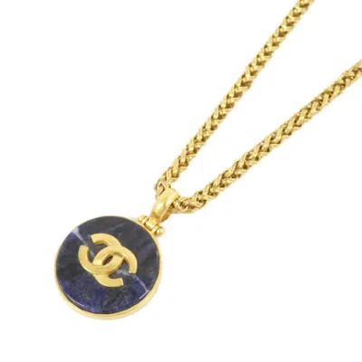 Pre-owned Chanel Necklace () In Blue