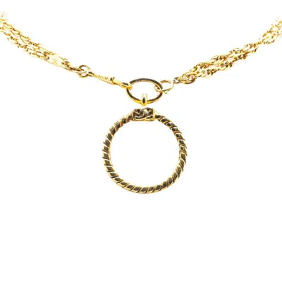 Pre-owned Chanel Necklace () In Gold