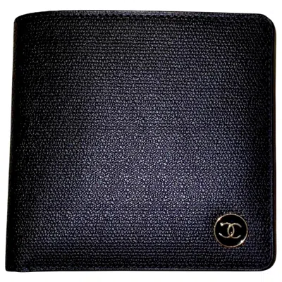 Pre-owned Chanel New  Black Cc Logo Flap Wallet - Full Set With Box & Card