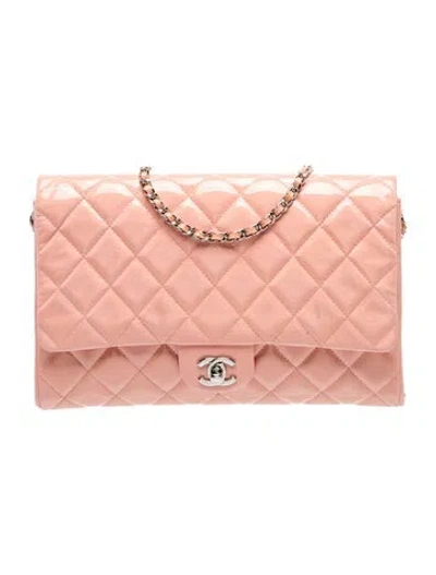 Pre-owned Chanel New Clutch W/ Chain In Pink