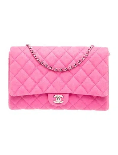 Pre-owned Chanel New Clutch W/ Chain In Pink