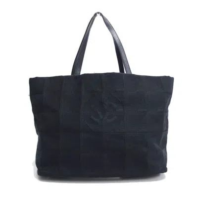 Pre-owned Chanel New Travel Line Black New Travel Line Handbag Shoulder Bag Tote Bag ()