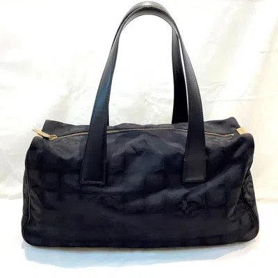 Pre-owned Chanel New Travel Line Black New Travel Line Handbag Tote Bag ()