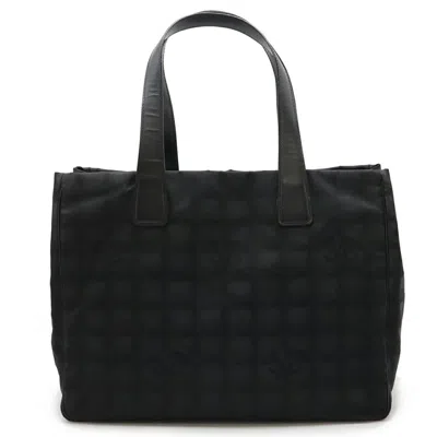 Pre-owned Chanel New Travel Line Black New Travel Line Shoulder Bag Tote Bag ()