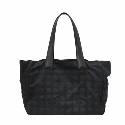 Pre-owned Chanel New Travel Line Black New Travel Line Tote Bag ()