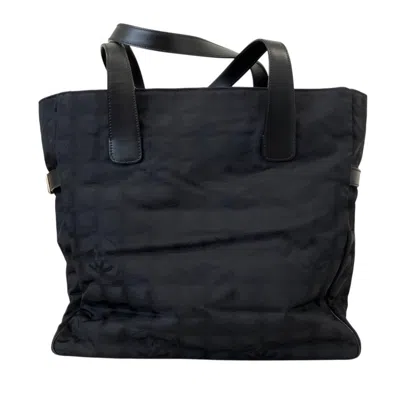 Pre-owned Chanel New Travel Line Black New Travel Line Tote Bag ()