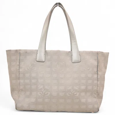 Pre-owned Chanel New Travel Line Handbag Shoulder Bag Tote Bag () In Silver