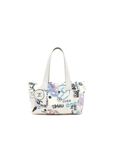 Pre-owned Chanel New Travel Line Hawaii Tote Bag In Multi