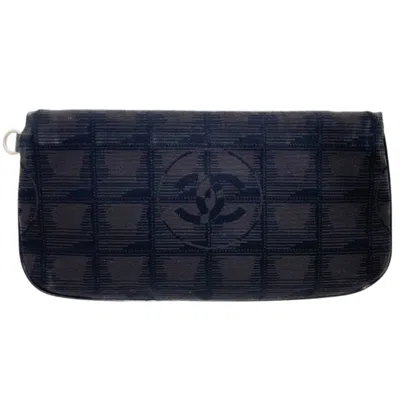 Pre-owned Chanel New Travel Line Jacquard Pouch () In Multi