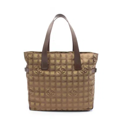 Pre-owned Chanel New Travel Line Leather Tote Bag () In Multi