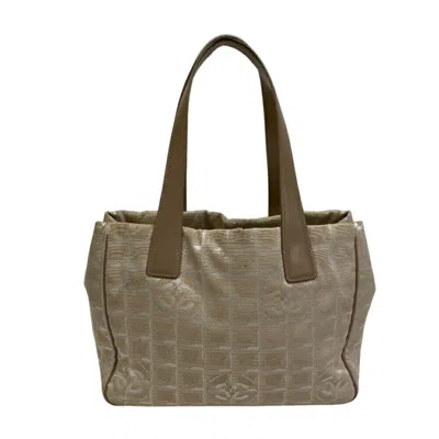 Pre-owned Chanel New Travel Line New Travel Line Nylon Leather Tote Bag () In Brown