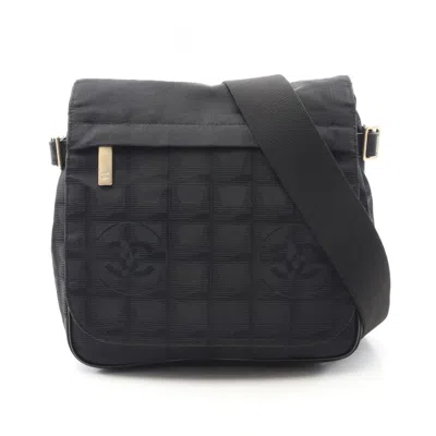Pre-owned Chanel New Travel Line New Travel Line Shoulder Bag () In Black