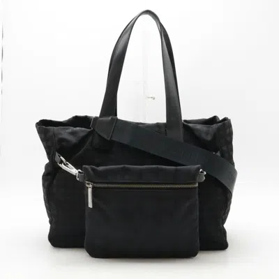 Pre-owned Chanel New Travel Line Nylon Pouch Shoulder Bag Tote Bag () In Multi
