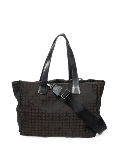 Pre-owned Chanel New Travel Line Tote Bag In Brown