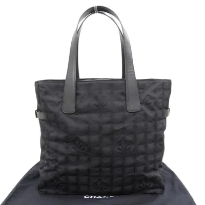 Pre-owned Chanel New Travel Line Tote Bag () In Black