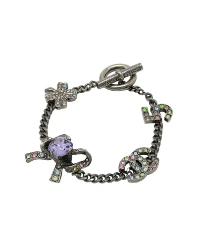 Chanel No.5 Ribbon Clover Bracelet (authentic Pre-loved) In Metallic