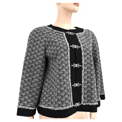 Pre-owned Chanel Nwt  15a Paris Salzburg Jacket Size 40 In Black