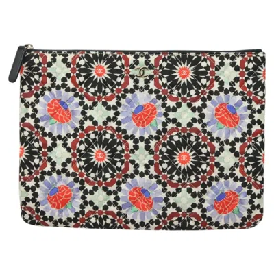 Pre-owned Chanel Nylon Clutch Bag () In Multi