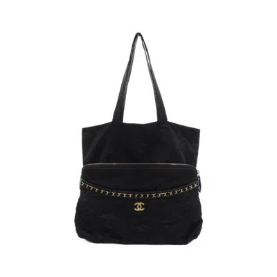 Pre-owned Chanel Nylon Handbag () In Black
