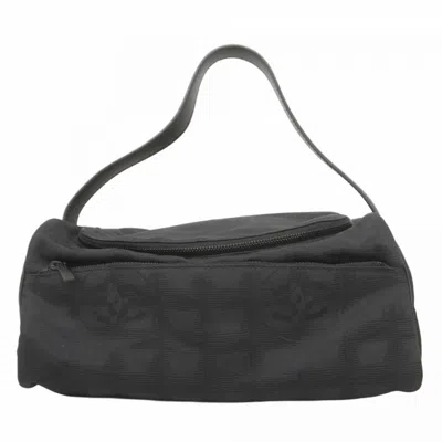 Pre-owned Chanel Nylon Handbag () In Black