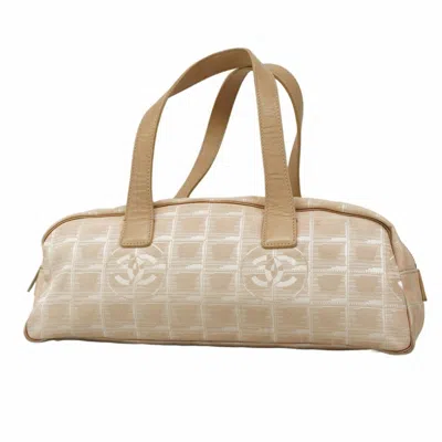 Pre-owned Chanel Nylon Handbag () In Sand
