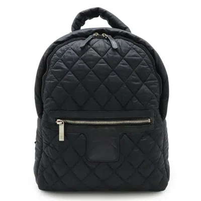 Pre-owned Chanel Nylon Leather Backpack () In Multi