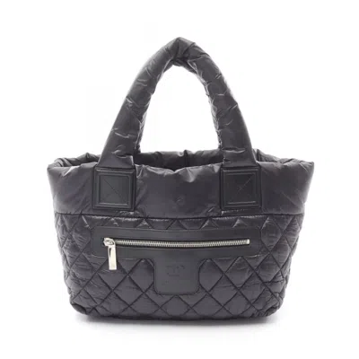 Pre-owned Chanel Nylon Leather Tote Bag () In Multi