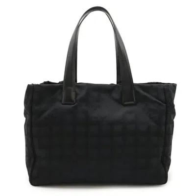 Pre-owned Chanel Nylon Leather Tote Bag () In Multi