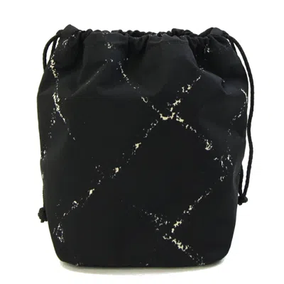 Pre-owned Chanel Nylon Pouch () In Black