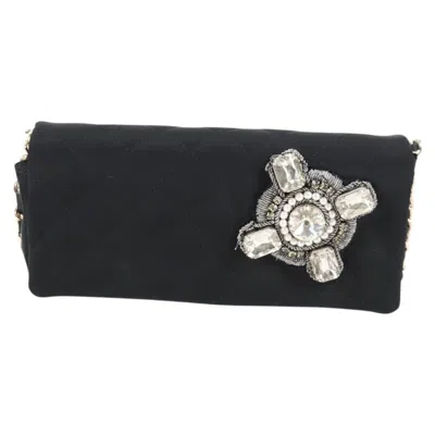Pre-owned Chanel Nylon Shoulder Bag () In Black
